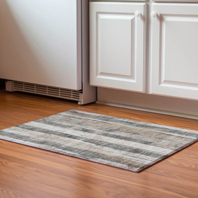 Premium Machine Washable Mayfield AMF1874 Stripes Rug