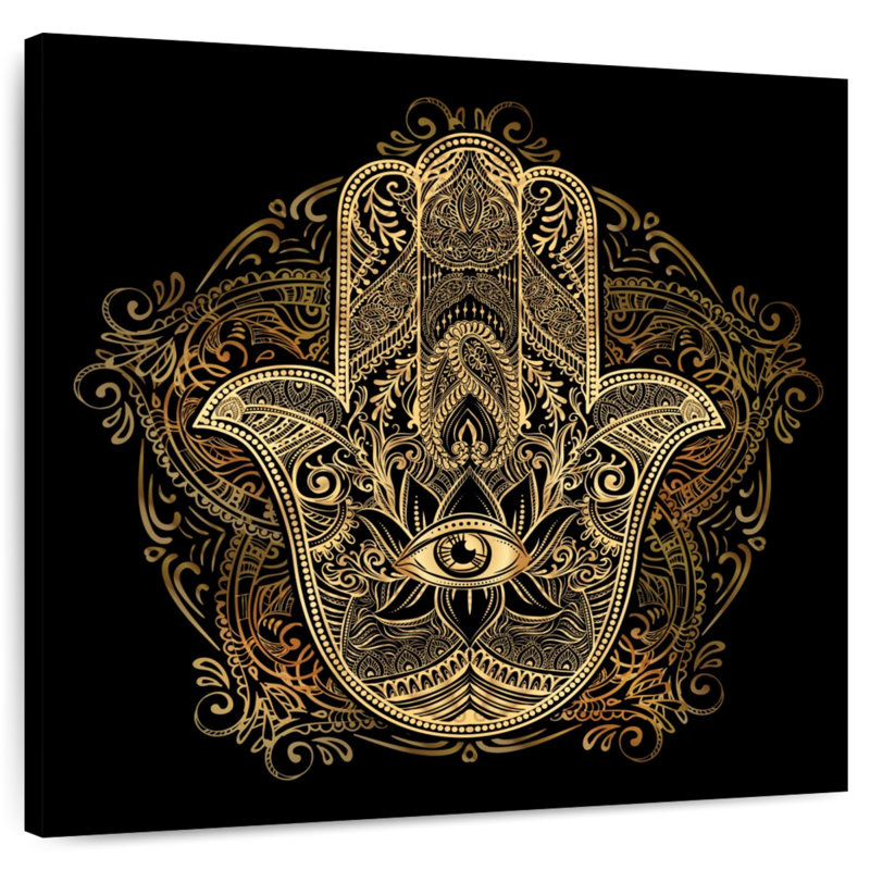 Main Hamsa Adella, H 24 po x l 24 po