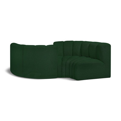 Iyra Upholstered Curved Sectional Reversible