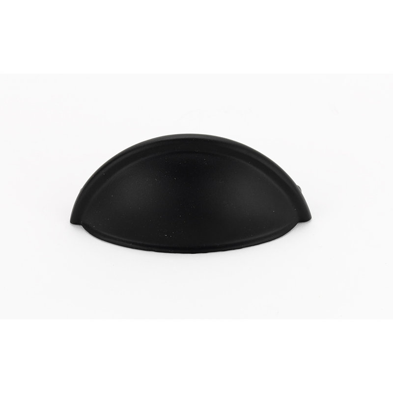 Pulls I Cup / Bin Pull, Matte Black