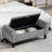 Jillia Velvet Upholstered Storage Bench-484492398