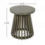 Table d'appoint d'extérieur en bois d'acacia-434278149