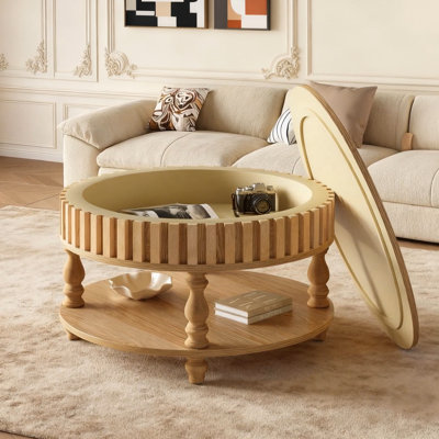 Table basse avec rangement Mid-Century
