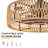 20" Farmhouse Caged Ceiling Fan Featuring A Fabric Style Light Kit And Remote Control