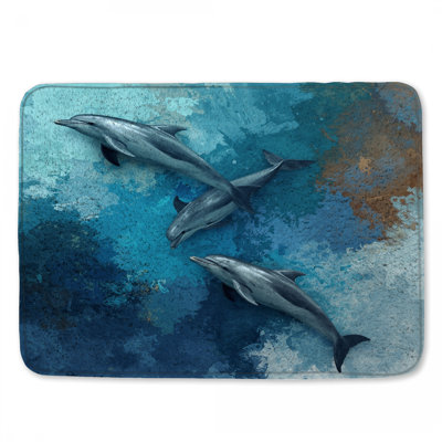 Tapis de bain Dolphins In Ocean