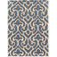 Tapis bleu touffeté à la main Marisela-1085327145