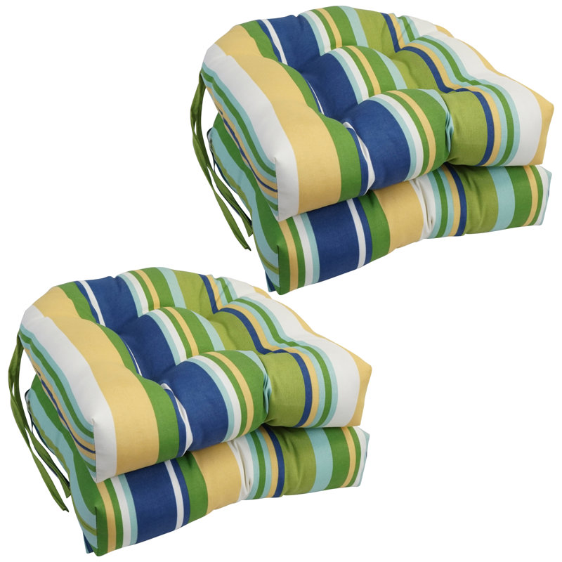 Coussin de siège d'extérieur Ebern Designs, 4