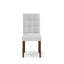 L'ensemble de table de salle à manger 3 pièces comprend une table en bois et 2 chaises Parson en similicuir gris clair, noyer antique-306885467-310075273