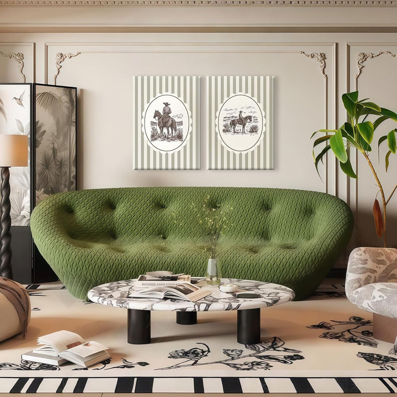 2 Piece Wrapped Canvas Wall Art