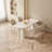 Abishan 70.87" Modern Rectangle Cream White Dining Table for Kitchen, Bar, Living Room-201815937-210642519