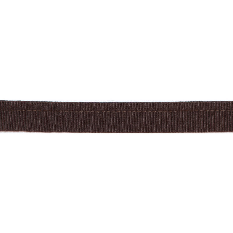 Tissu Pompadour Grosgrain, Chocolat