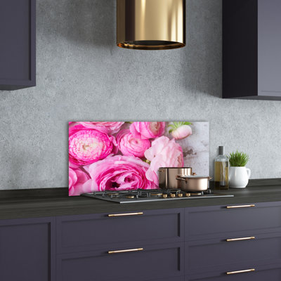 Alienello 50cm W x 100cm L Glass Peel and Stick Panel