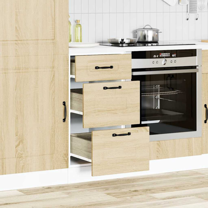 Kitchen Base Cabinet Kalmar Engineered Wood, Sonoma Oak