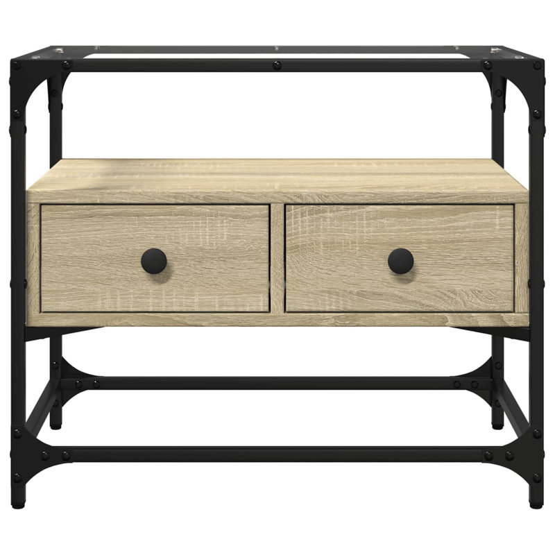 Yes_No_Yes_No_No Unfinished TV Stand, Sonoma Oak, 60cm