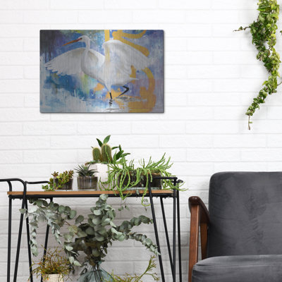 Mur en métal Winston Porter «Eddy In The Cove» par Design Fabrikken