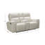 Causeuse inclinable en cuir fleur Arthella