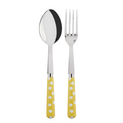 Sabre Paris - Serving Set White Dots