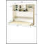 Modern Design Horizontal Murphy Bed with Shelf Storage, Space-Saving and Functional for Compact Bedrooms and Guest Rooms.