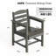 24 po Chaise de patio en PEHD-1620573808