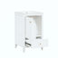 Meuble-lavabo avec lavabo, armoire de salle de bain avec porte à fermeture douce, support de rangement et tiroir-215908127