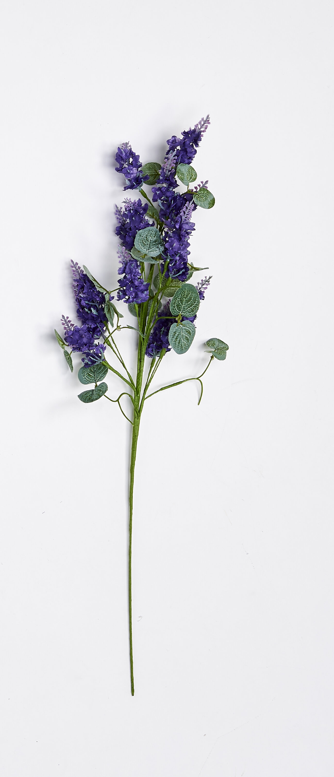17 Artificial Lilac Flowers - (Set of 6) Primrue Flowers/Leaves Color: Purple