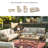 Arikka 81'' Wide Straight Eucalyptus Patio Sofa with Cushions