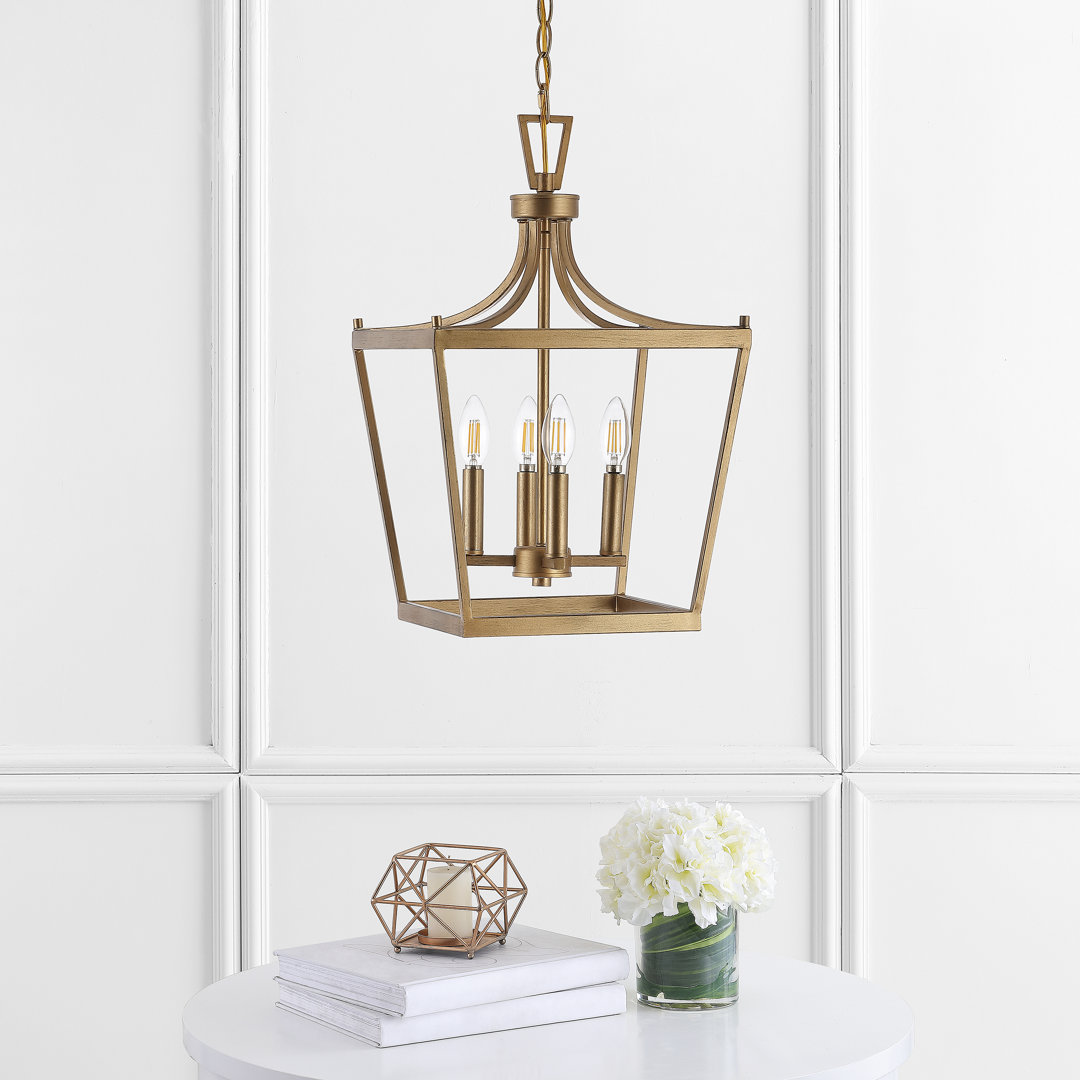Napoli 4 - Light Lantern Geometric Pendant Ivy Bronx 