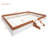Tamaj Upholstered Daybed Frame with Fence and Stairs-885192550-929056648