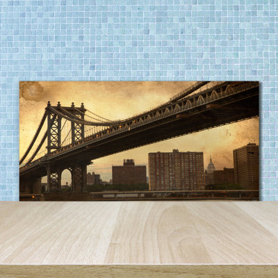 Alieza 50cm W x 100cm L Glass Peel and Stick Panel
