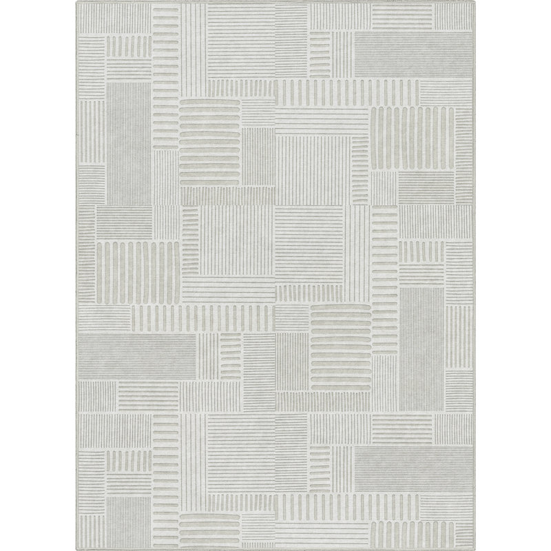 Tapis à poils plats Kehr Elemental, Rectangle 7 pi 3 po x 5 pi 3 po