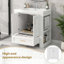 Meuble-lavabo simple 29,50 po avec plateau en résine Fabi