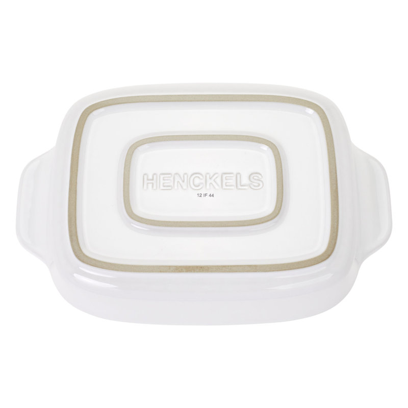 Henckels White Ceramic 8-Piece Bakeware and Serving Set