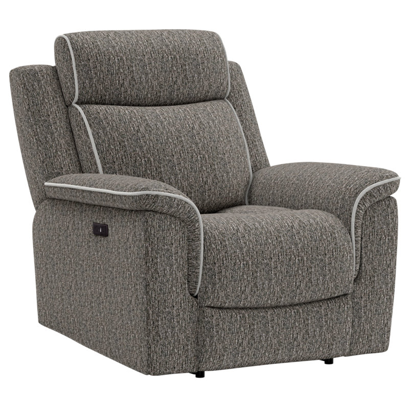 Gray Zero-Gravity Power Recliner