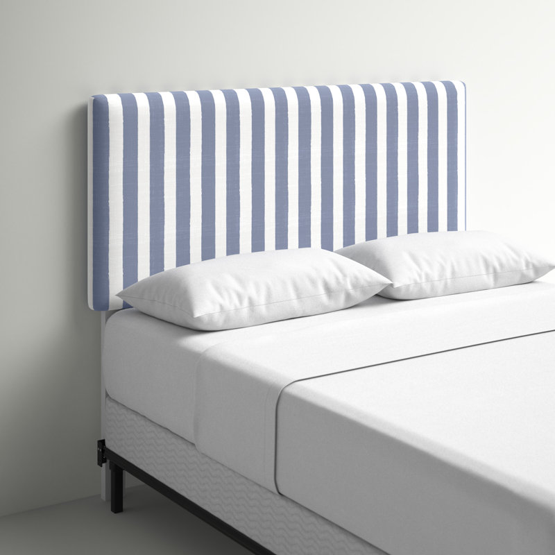 Rylee Upholstered Cotton Panel Headboard, Full