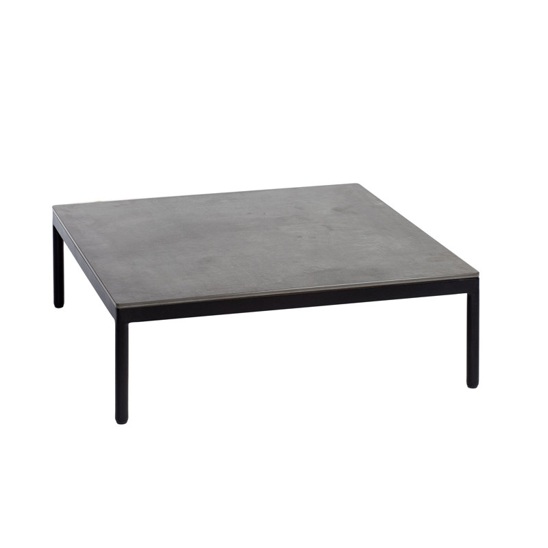 Table basse à accoudoirs, Céramique anthracite, Anthracite, 9.75"