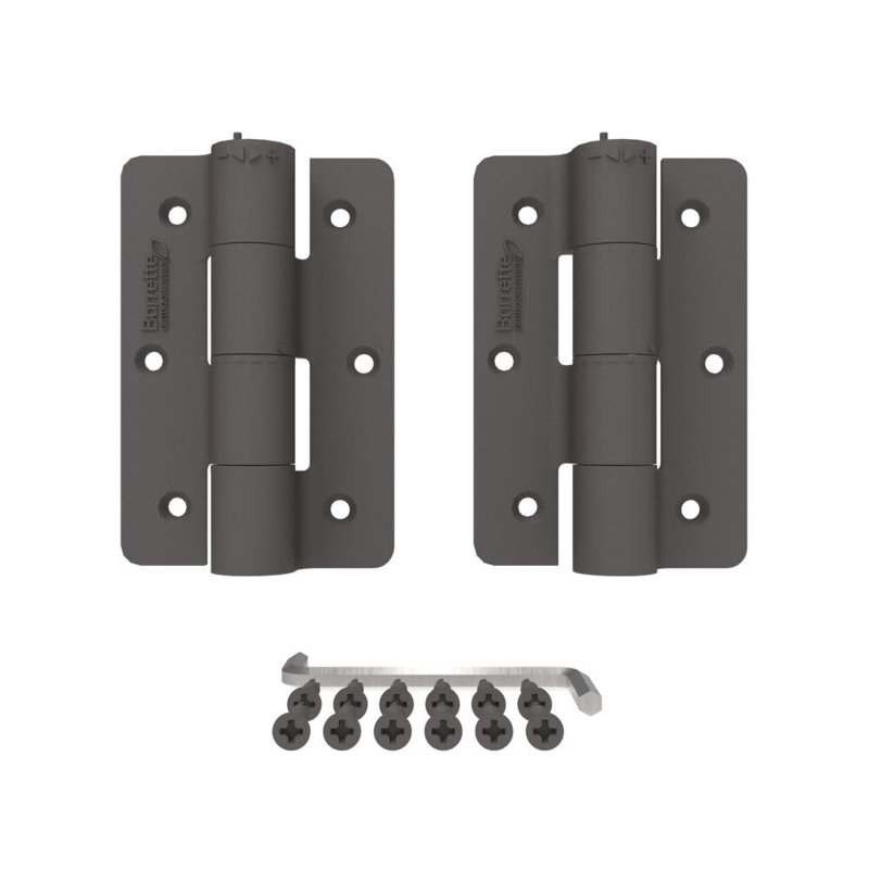 Matte Bronze Self-Closing Butterfly Gate Hinges
