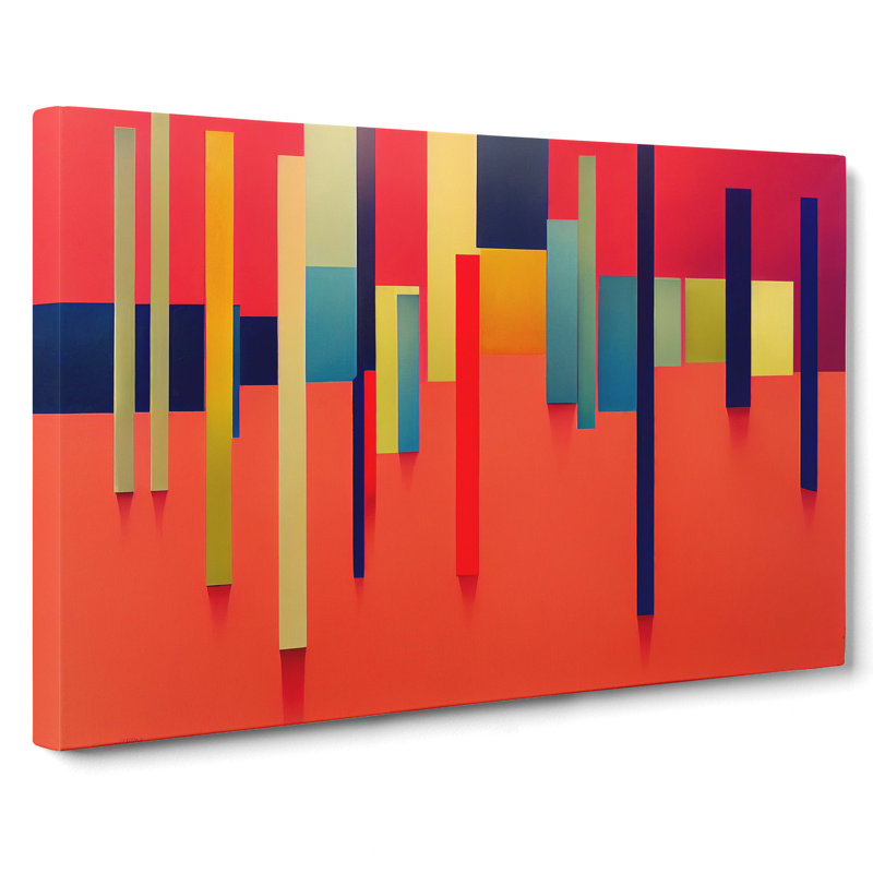 Intense Modern Abstract Art - Wrapped Canvas, 40cm H x 60cm W x 3cm D