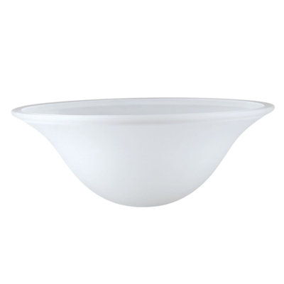 Abat-jour en verre 13,25 po pour l'intérieur