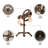 Jacquaile Metal Novelty Lamp
