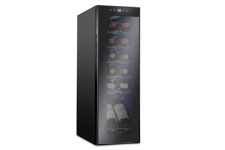12 Bottle Single Zone Freestanding Wine Refrigerator