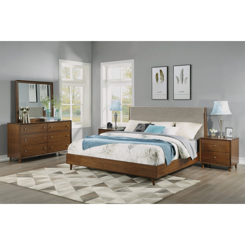 Flossmoor Upholstered Standard Bed, King