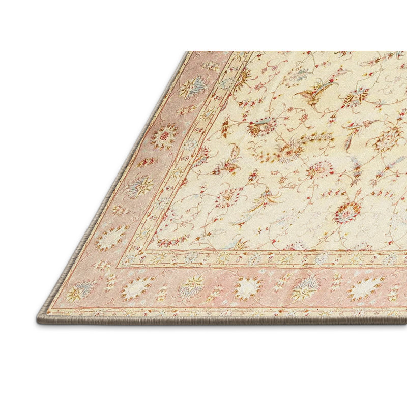 Tapis beige/brun traditionnel Tkachenko, Rectangle 2 pi x 4 pi