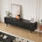 71" Mid-Century Modern TV Stand, Brown Wood Media Console for Living Room, Pre-Assembled with Easy Setup (Attach Legs Only)-1163318035