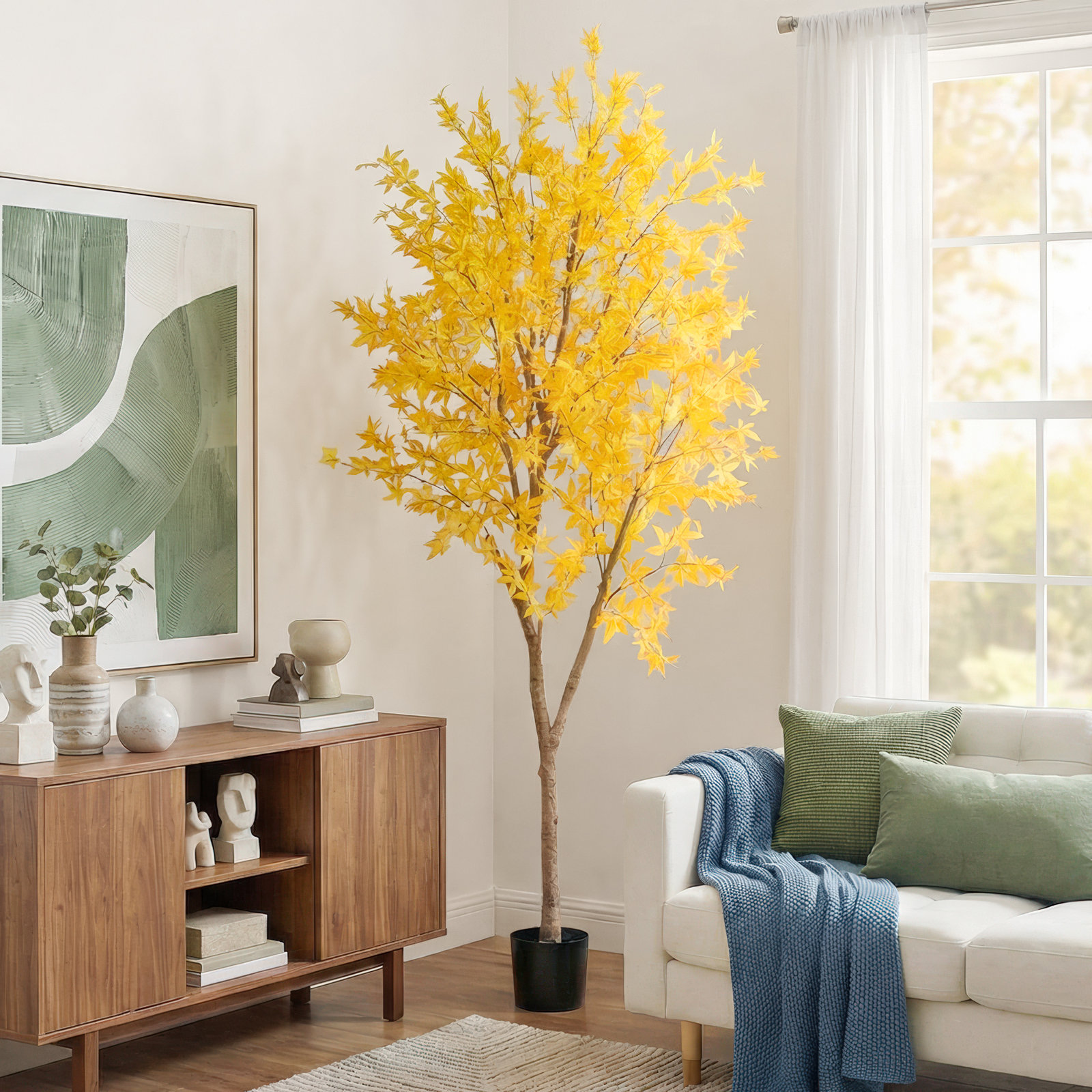 Maple Tree in Nursery Pot, 96" H x 46" W x 46" D