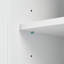 Grande armoire de rangement avec deux tiroirs pour salle de bain / bureau
