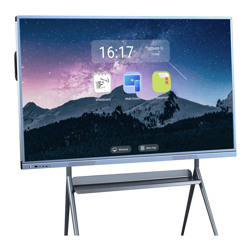 JYXCN 86" 4K Smart Board, Touch Screen Digital Electronic Calendar All-In-One Smartboard Interactive Whiteboard Android & Windows for Classroom & Training
