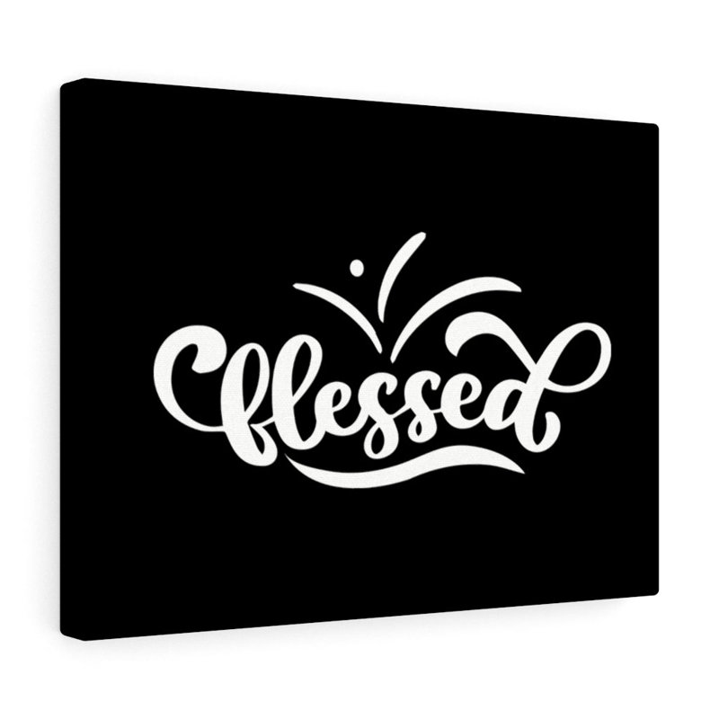Blessed Splash Dot - Wrapped Canvas Print, 30cm H x 41cm W