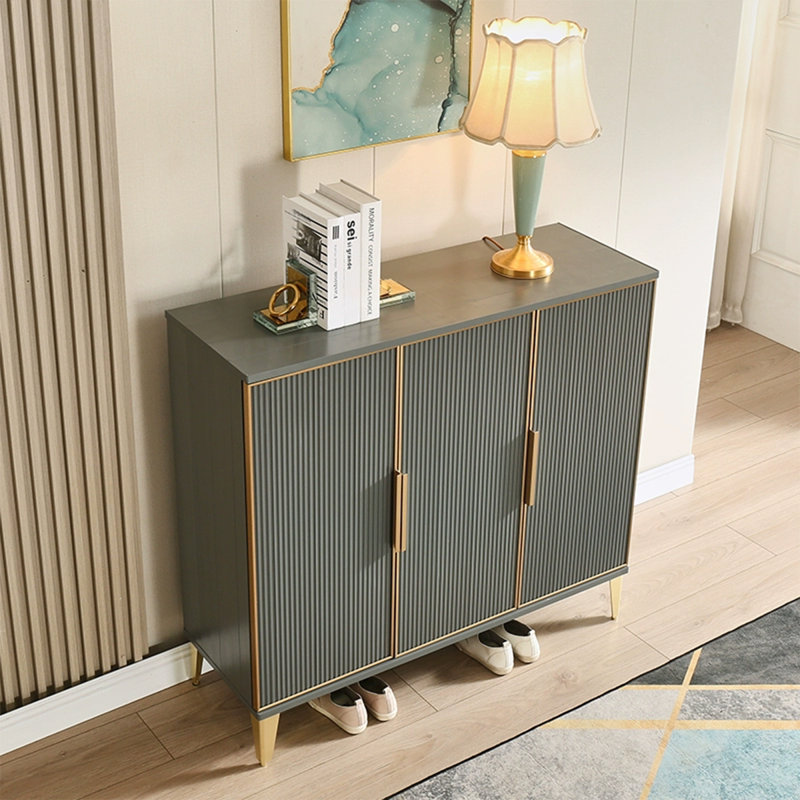 Black Aluminum Shoe Storage