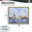 Cadre flottant pittoresque avec îlot de phare, design par Kim Curationa-463068482-463068492