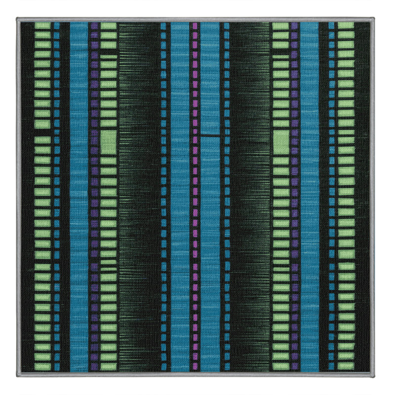  Tapis graphique lavable, Rond 6 pi